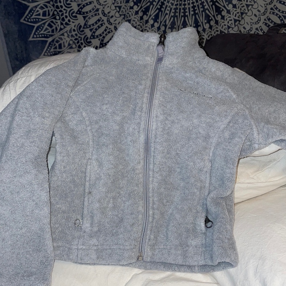 Columbia fleece XXS light gray